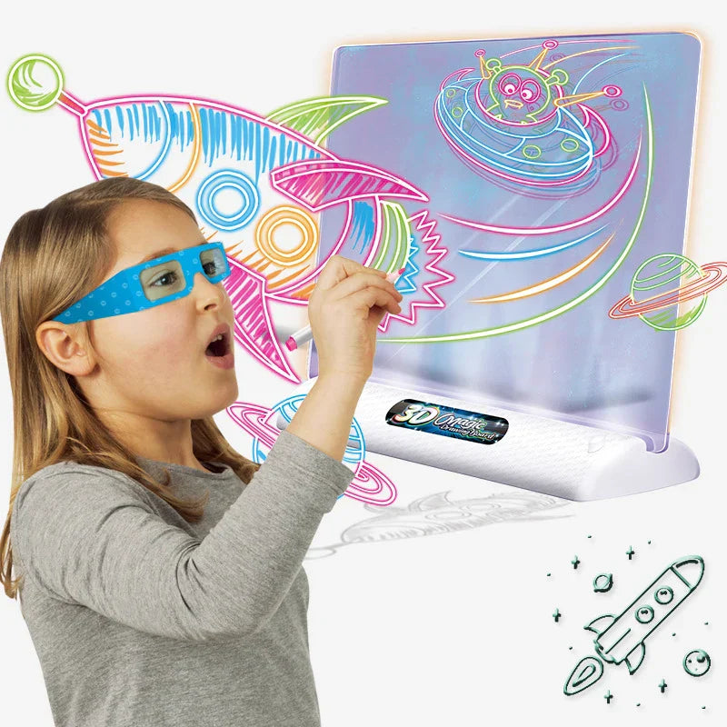 LuminArt™ - Pizarra mágica 3D✨