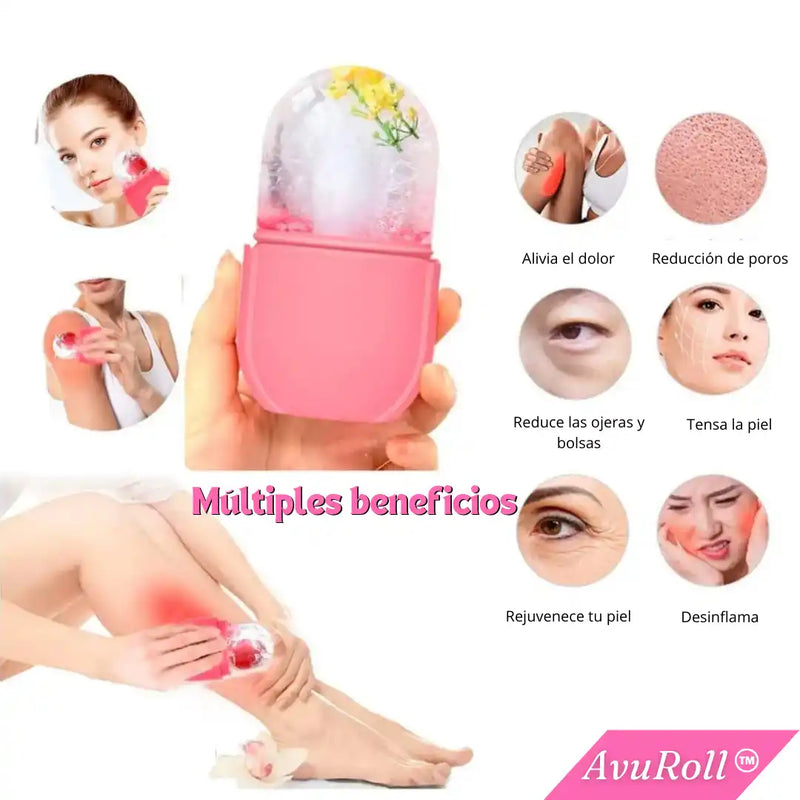 AvuRoll™ | RODILLO DE HIELO PARA MASAJE FACIAL✨
