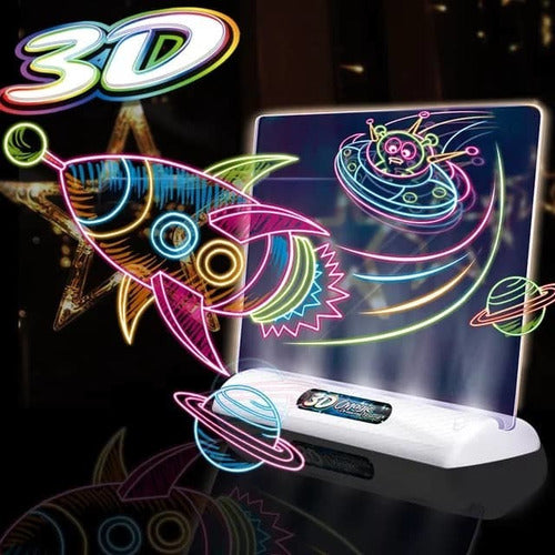 LuminArt™ - Pizarra mágica 3D✨