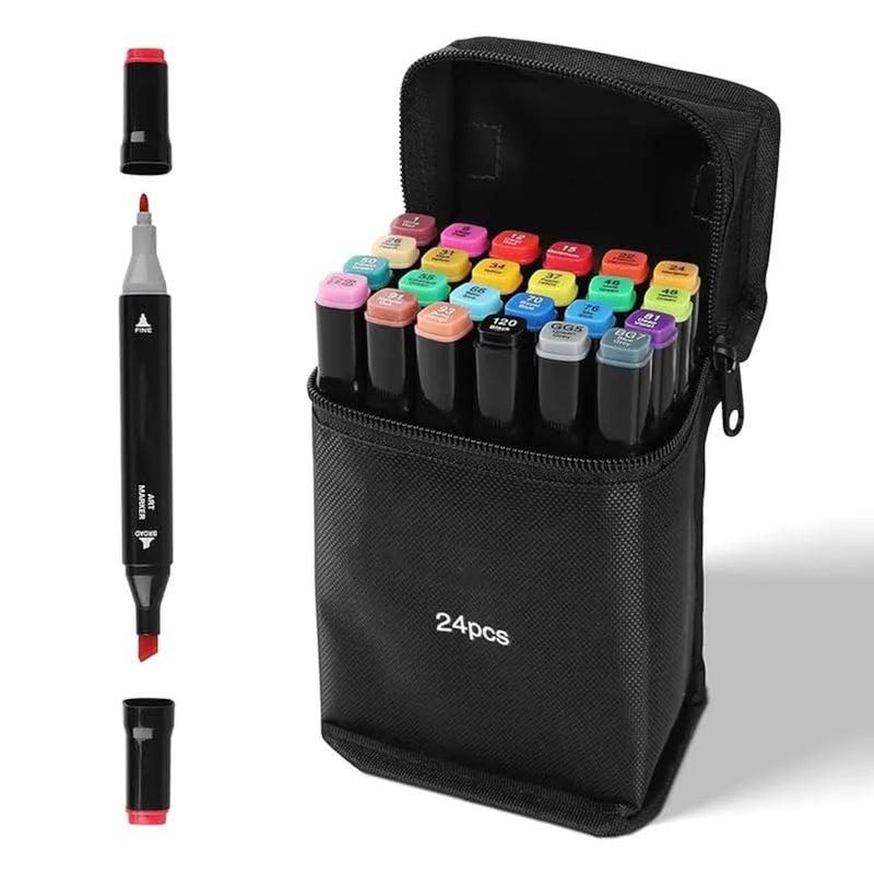MagicColors™ | MARCADORES TOUCH DOBLE PUNTA 24 pcs