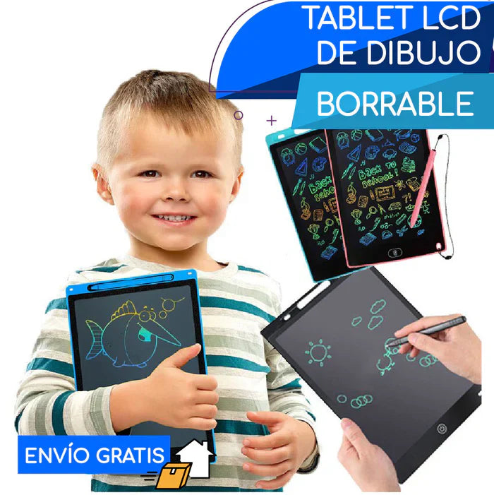 AvuTablet™ | Tablet 12" LCD de dibujo y escritura borrable 🌈