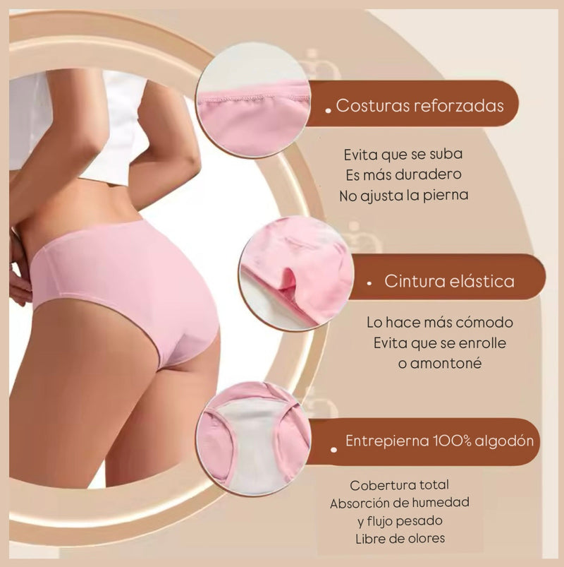 PeriodPanty™ | La bombacha menstrual 0 Fugas | Dile Adios a las toallitas y tampones! 2x1❤️