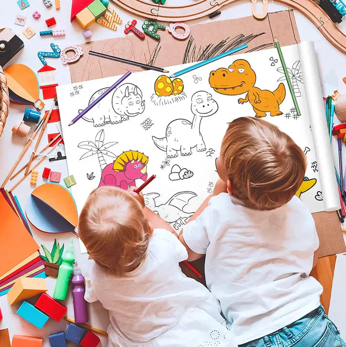 InfiniteColors™🎈 | Rollo de dibujo para niños de 3 metros 🌈