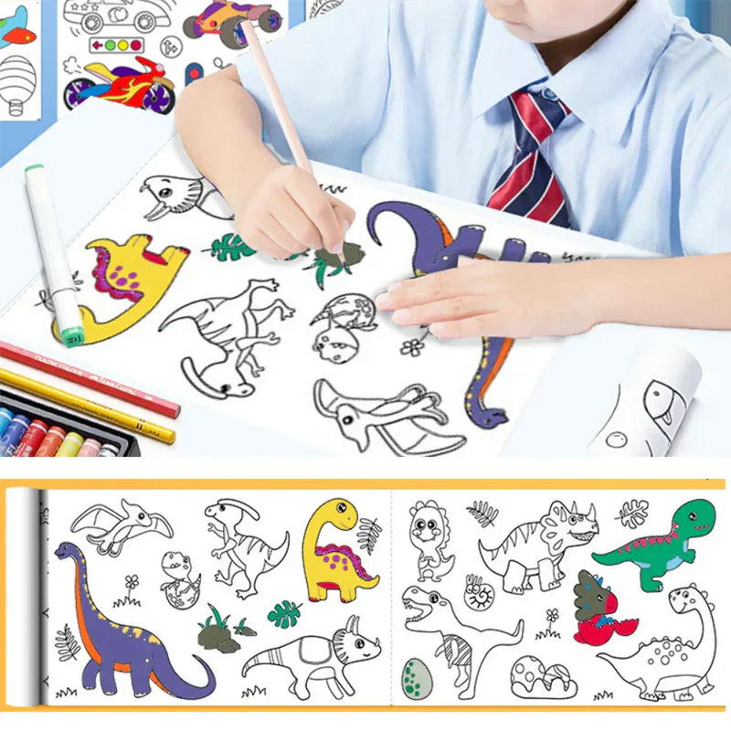 InfiniteColors™🎈 | Rollo de dibujo para niños de 3 metros 🌈