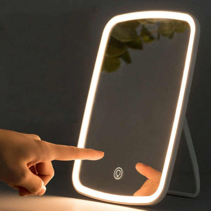 AvuMirror™  | Espejo táctil con luz led recargable ⭐