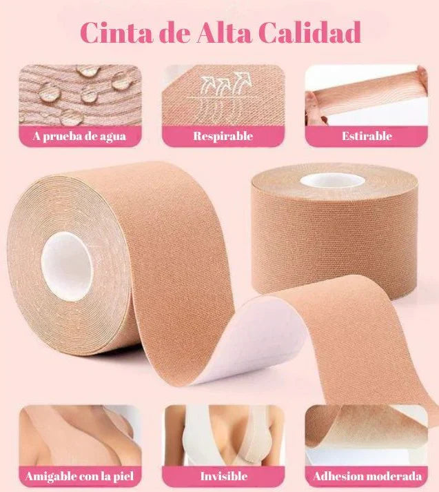 Booby Up™!! Cinta mágica para levantar el busto ✨
