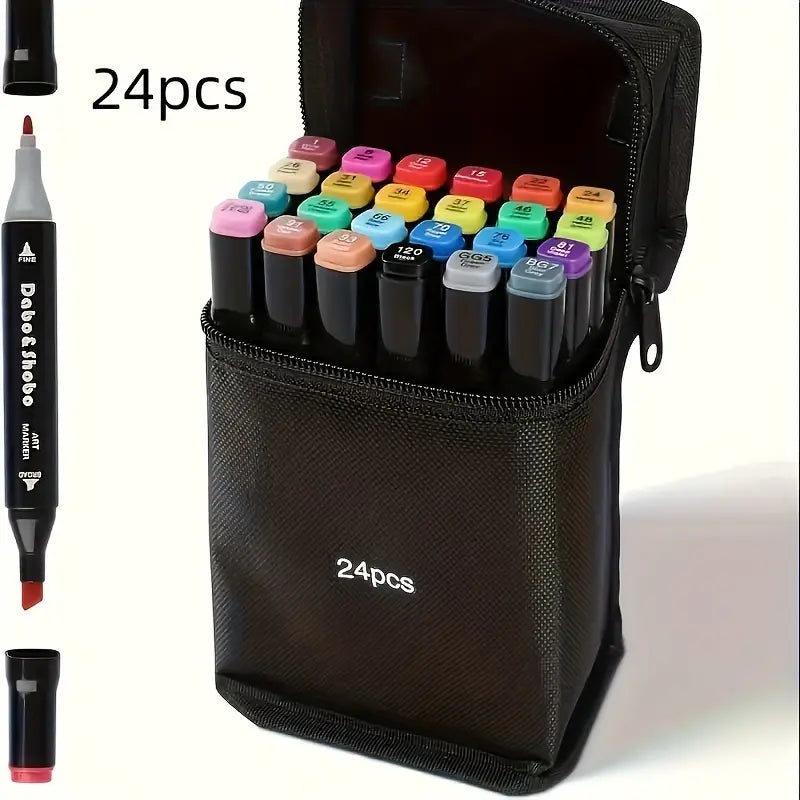 MagicColors™ | MARCADORES TOUCH DOBLE PUNTA 24 pcs