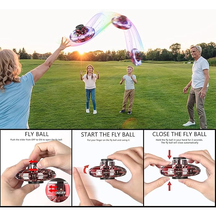 DronFlyer™- Ovni volador con luces 🛸