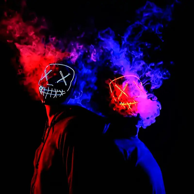 Máscara LED viral! Lo más original para Halloween ☠️🎃☠️