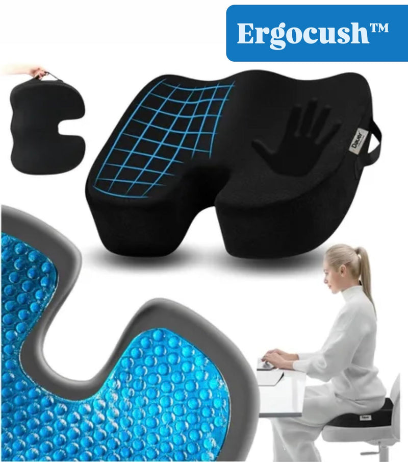 Ergocush™ - Cojín para dolores de espalda y coxis🪑✨