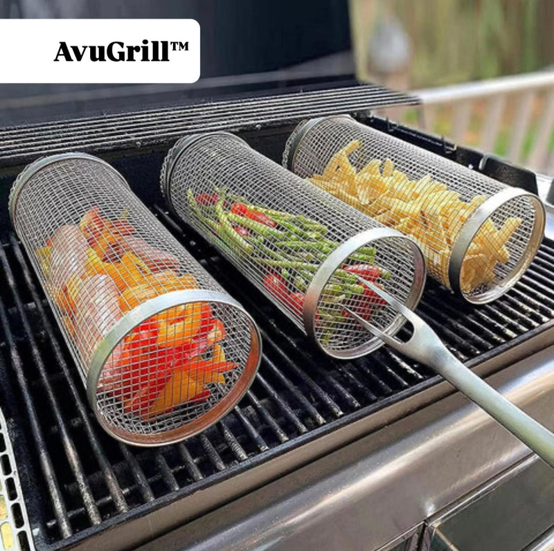 AvuGrill™ - Grill 360º de acero inoxidable para asar ♨️