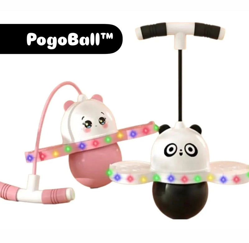 PogoBall™ - Juguete ejercitador de rebote con luces 👧⚽👦🐼